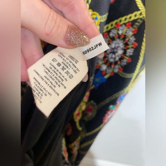 New! L’Agence Jodie Black 100% Silk Jewel Print Slip Dress 💎 size 2 - Picture 14 of 16